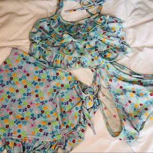 GUC•Girls•Sz4T•Swimsuit w/wrap skirt😍